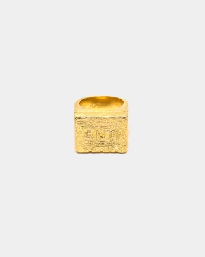 THE ANTI ORDER ANTI-LOGO RING GOLD