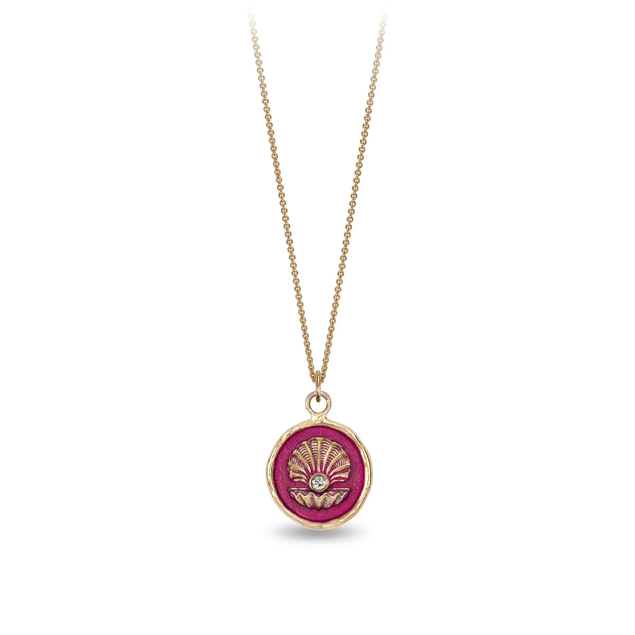 The World is Your Oyster 14K Gold Diamond Set Talisman - True Colors