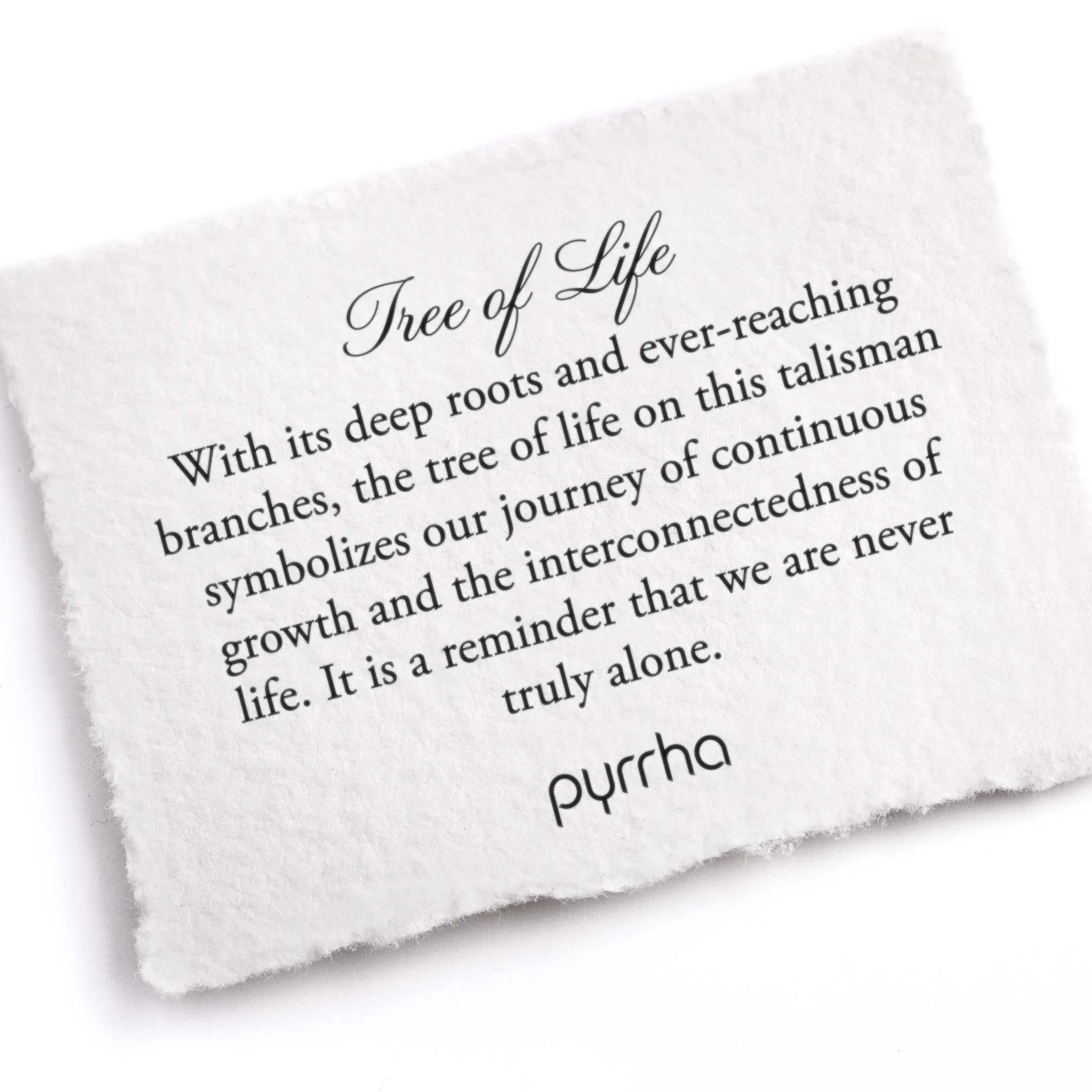 Tree of Life Small Paperclip Chain Necklace - Mystic Violet