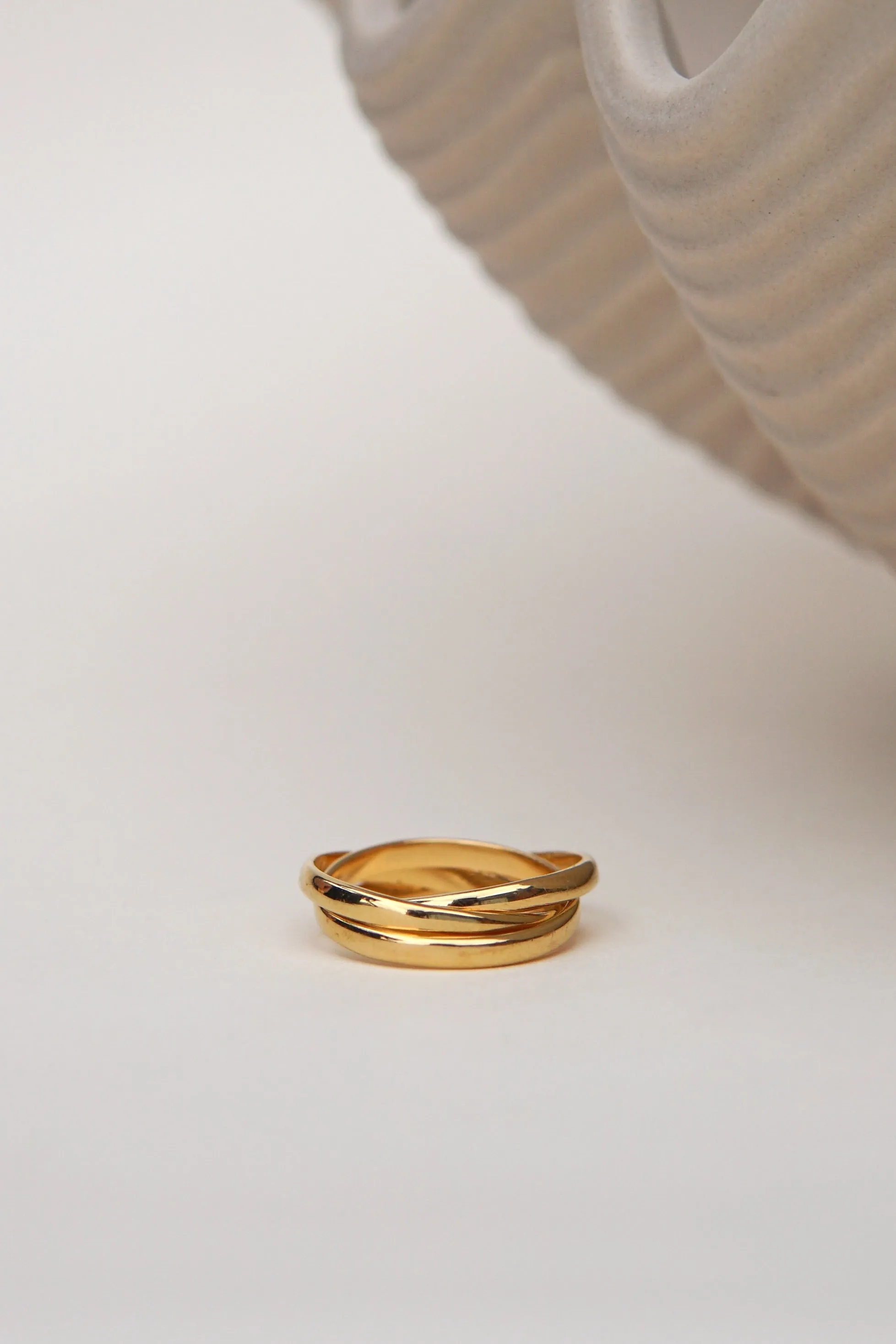 Trinity pinky ring gold plated Wildthings Collectables