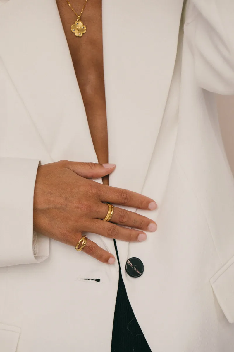 Trinity pinky ring gold plated Wildthings Collectables