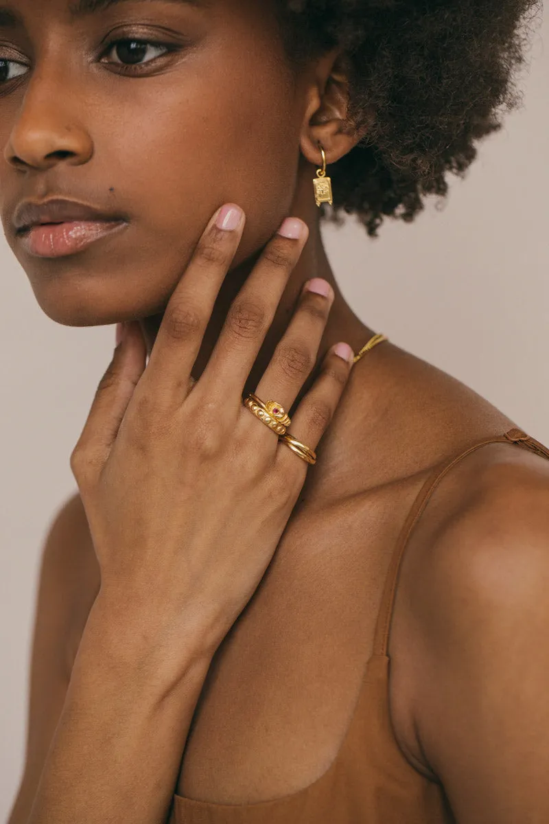 Trinity pinky ring gold plated Wildthings Collectables