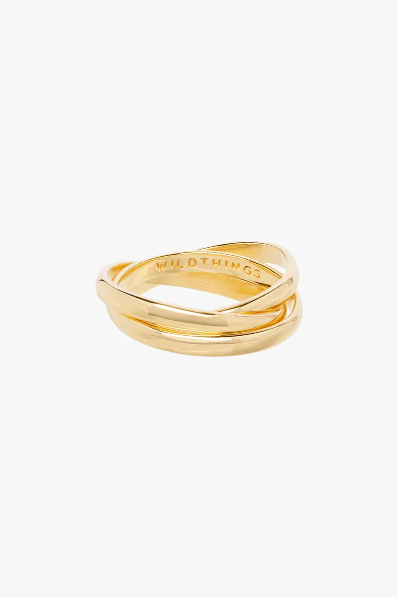 Trinity pinky ring gold plated Wildthings Collectables