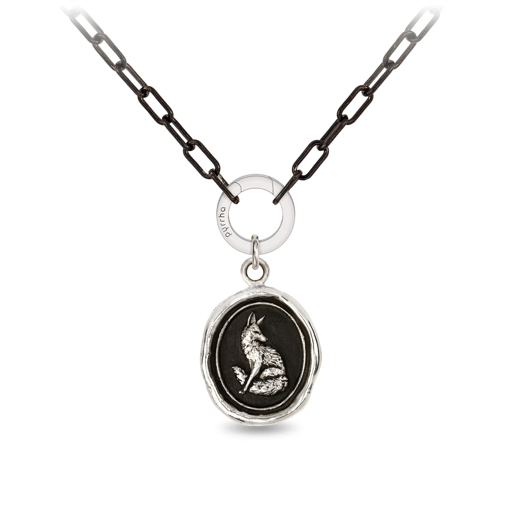 Trust in Yourself Small Paperclip Chain Necklace