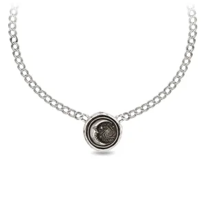 Trust the Universe Double Curb Link Talisman Choker