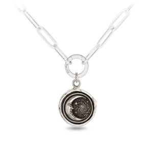 Trust the Universe Large Paperclip Chain Necklace