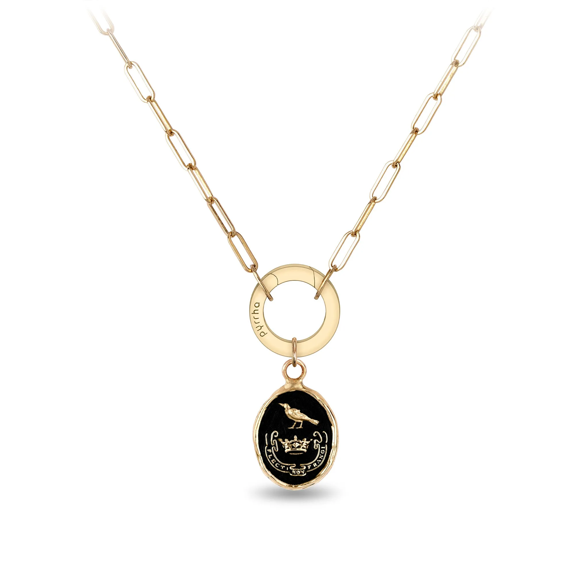 Unbreakable 14K Gold Long Link Paperclip Chain Necklace