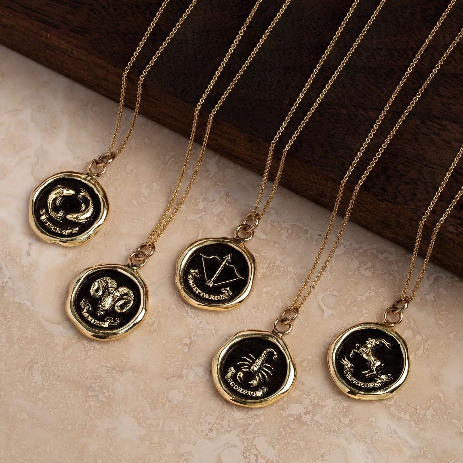 Virgo 14K Gold Zodiac Talisman