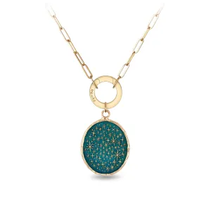 We Are Stardust 14K Gold Long Link Paperclip Chain Necklace - True Colors