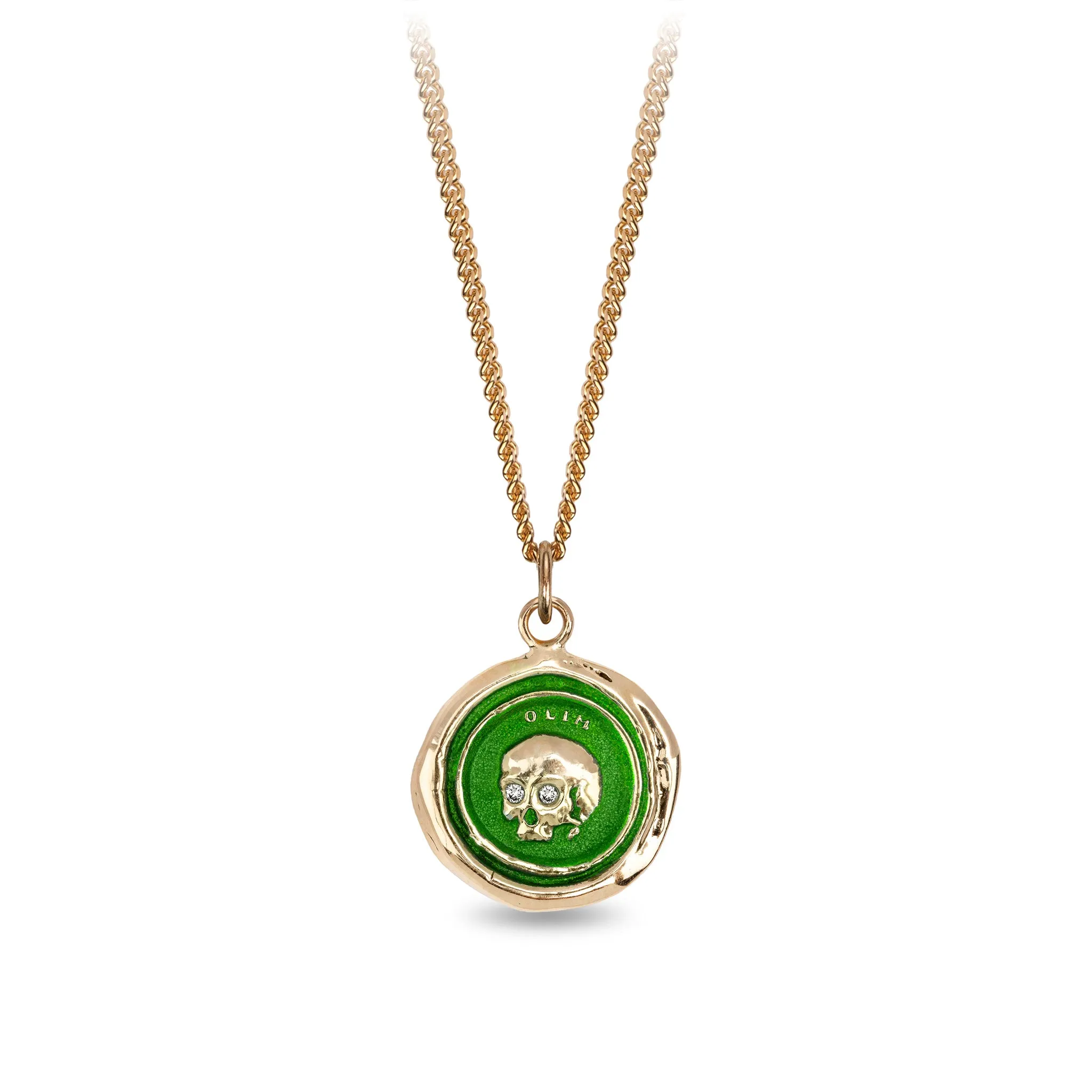 What Once Was 14K Gold Diamond Set Signature Talisman - True Colors