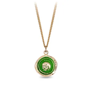 What Once Was 14K Gold Diamond Set Signature Talisman - True Colors