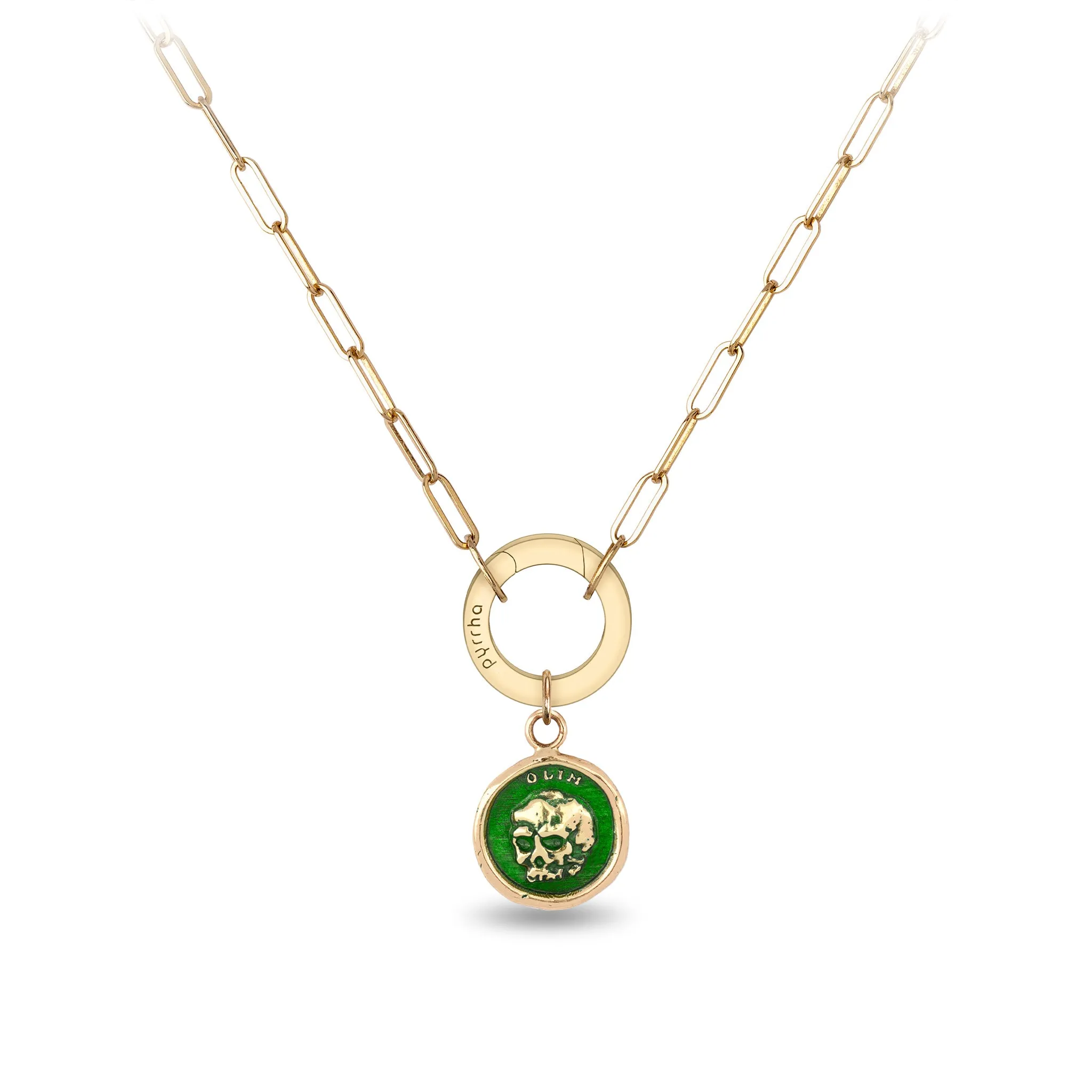 What Once Was 14K Gold Long Link Paperclip Chain Necklace - True Colors