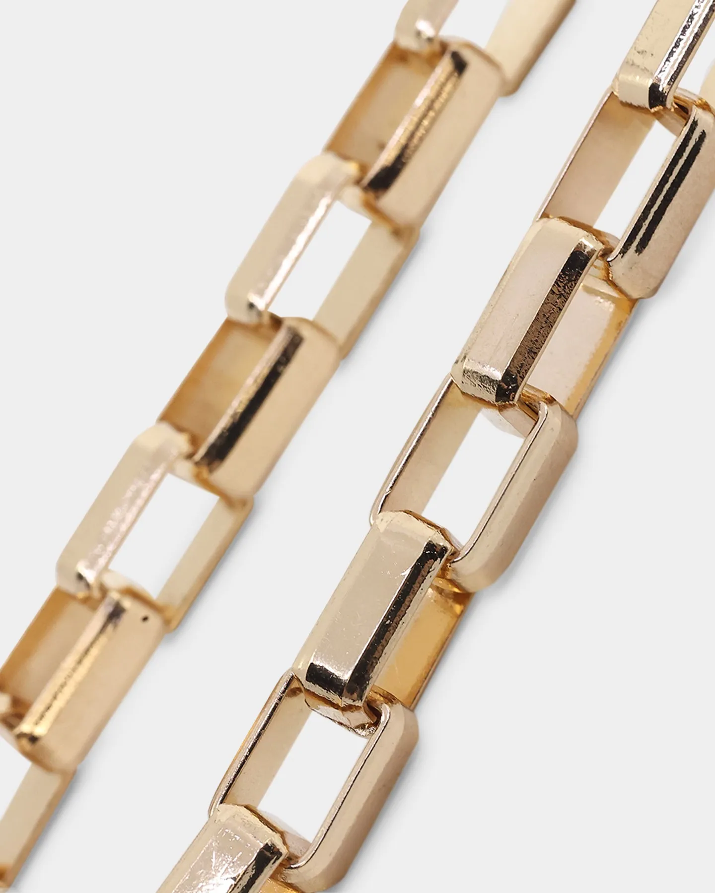Wild for the Weekend Capsule Chain Bracelet Gold