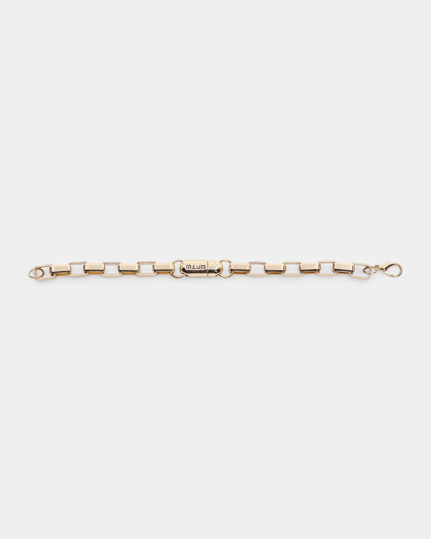 Wild for the Weekend Capsule Chain Bracelet Gold