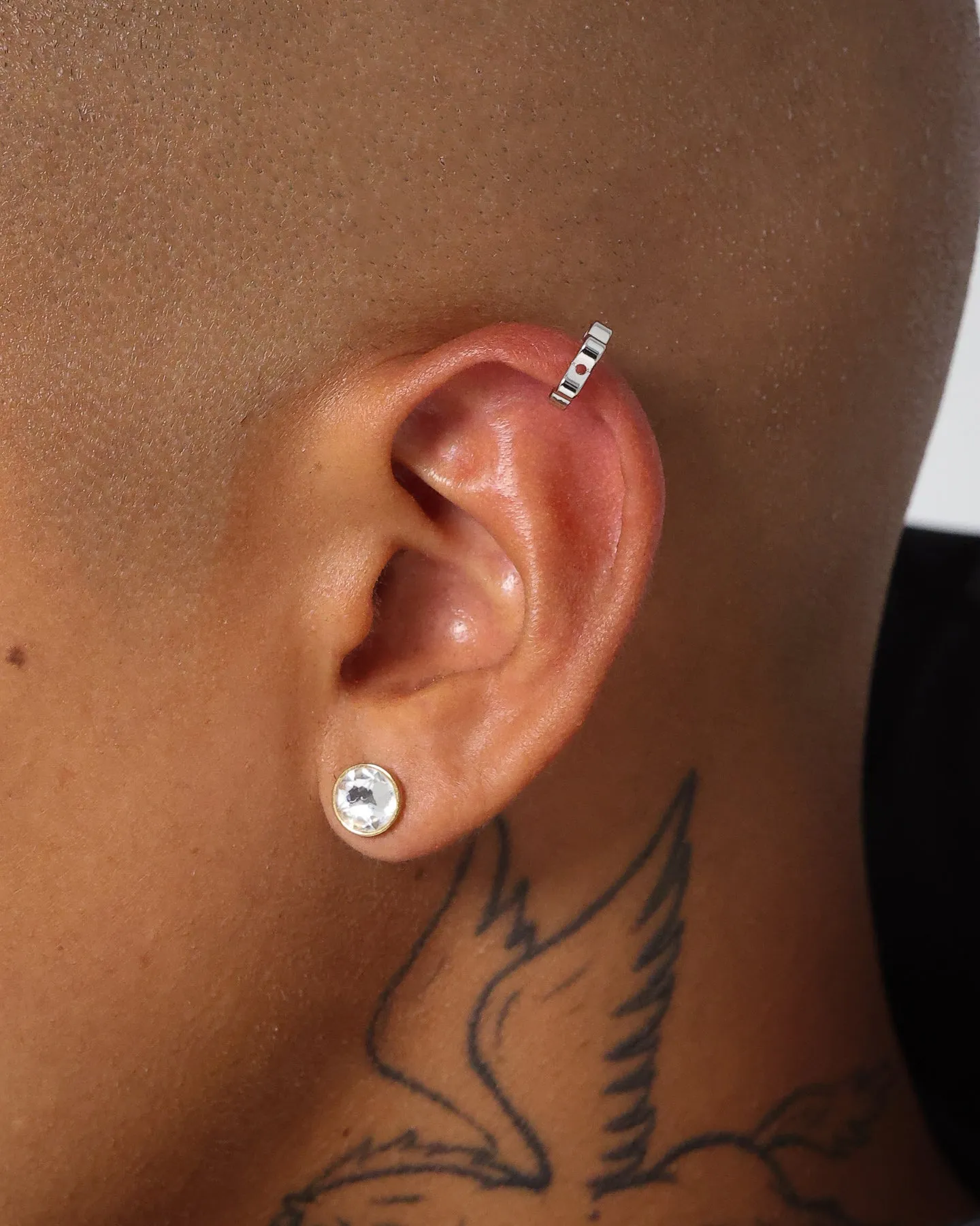 Wild For The Weekend Flower Ear Cuff Silver