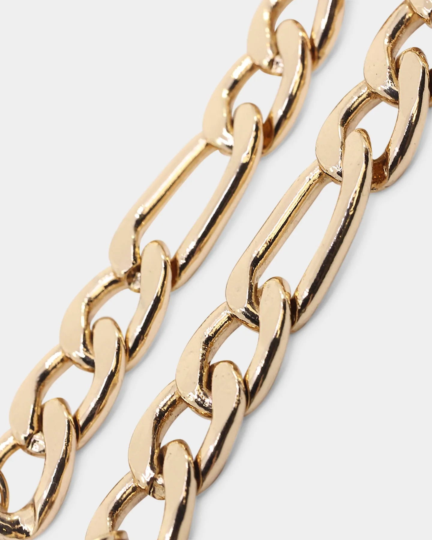 Wild for the Weekend Serpentine Oval ID Bracelet Gold