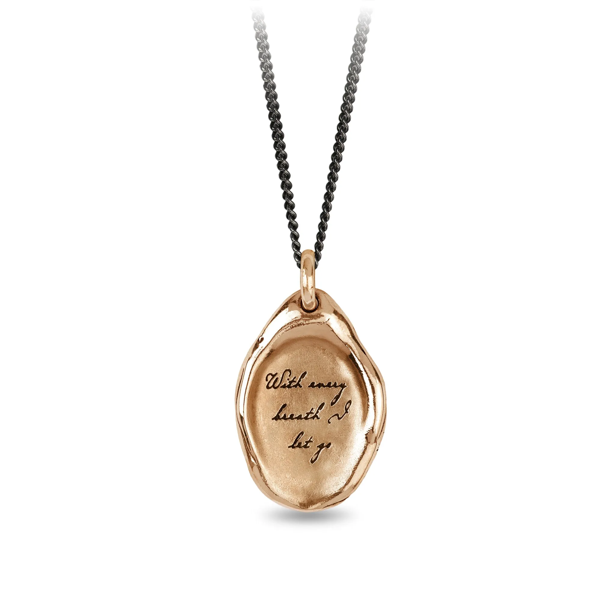 With Every Breath I Let Go Affirmation Talisman