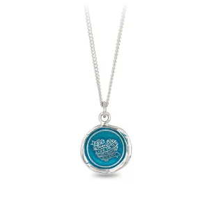 You Live In My Heart Talisman - Capri Blue