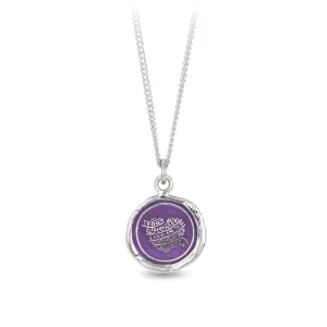 You Live in My Heart Talisman - Mystic Violet